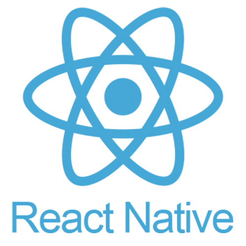 Símbulo representando o react native, framework do react que usa o javascript como linguagem de programação.